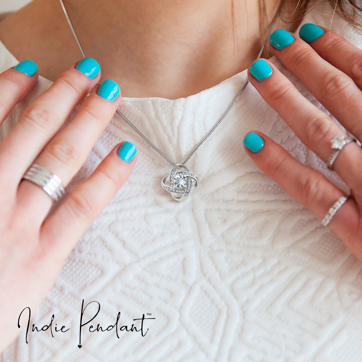 To My wife from husband, Happy Valentine's Day Custom Name | Butterflies - Love Knot