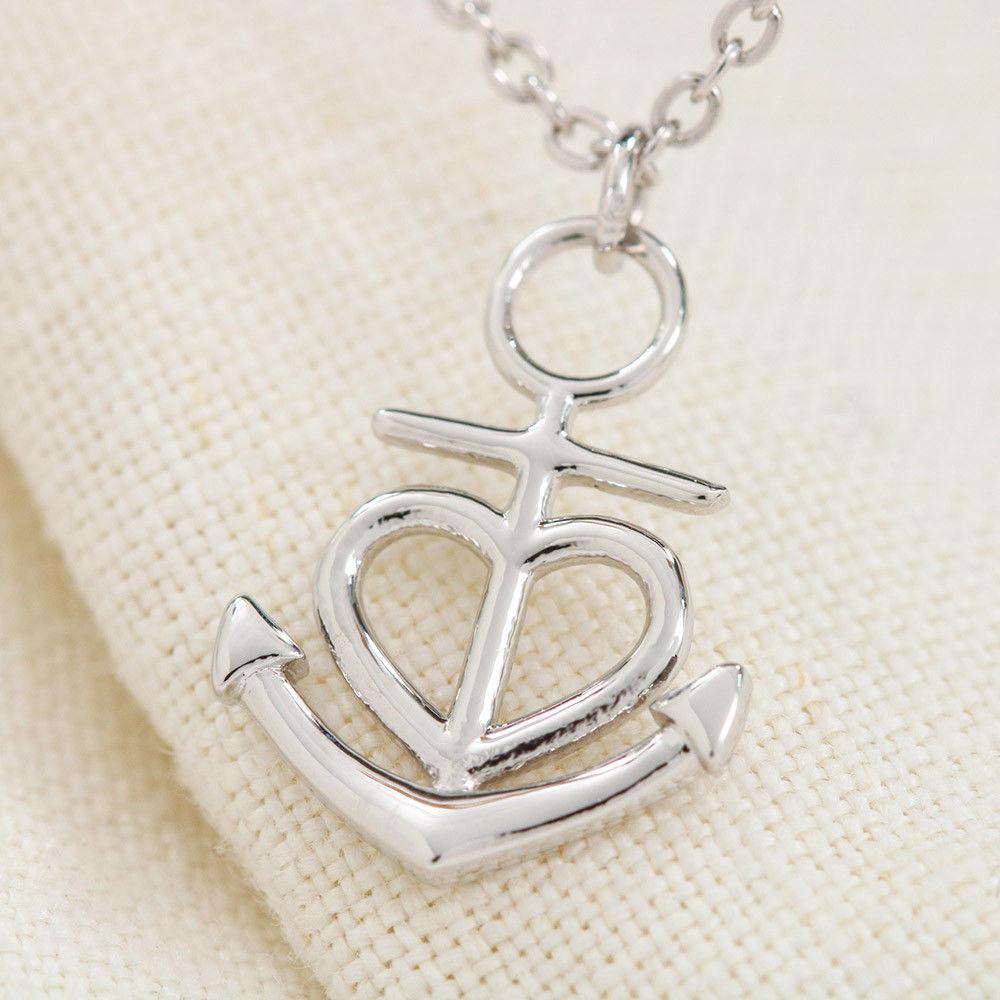 Message in a Bottle - Anchors Necklace - iHeartArts