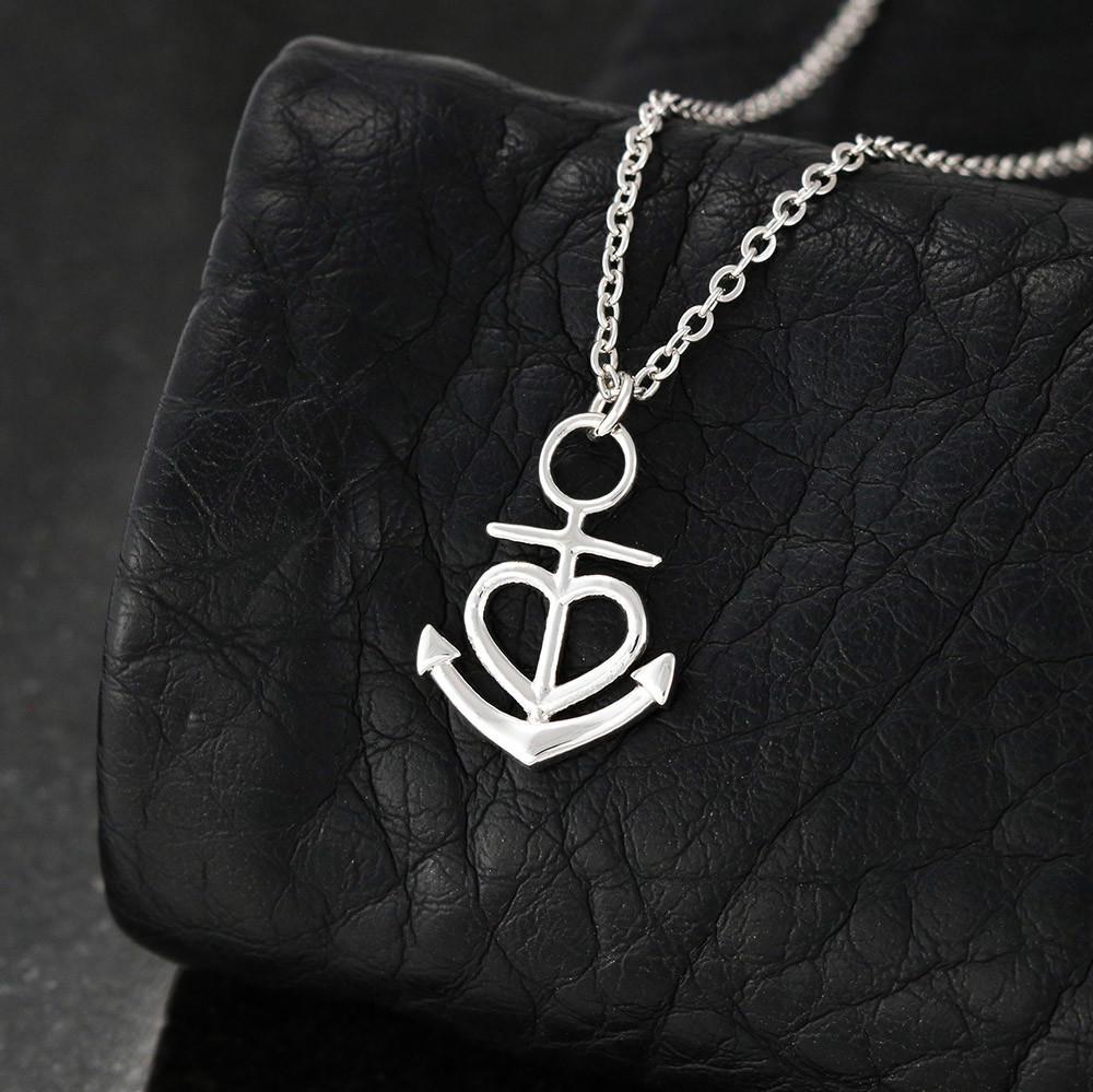Message in a Bottle - Anchors Necklace - iHeartArts