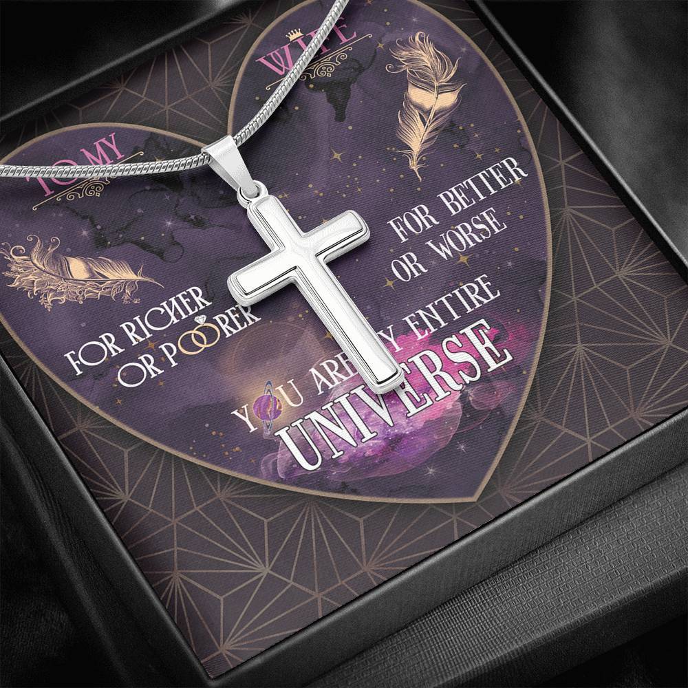 My UNIVERSE - Cross Necklace - iHeartArts