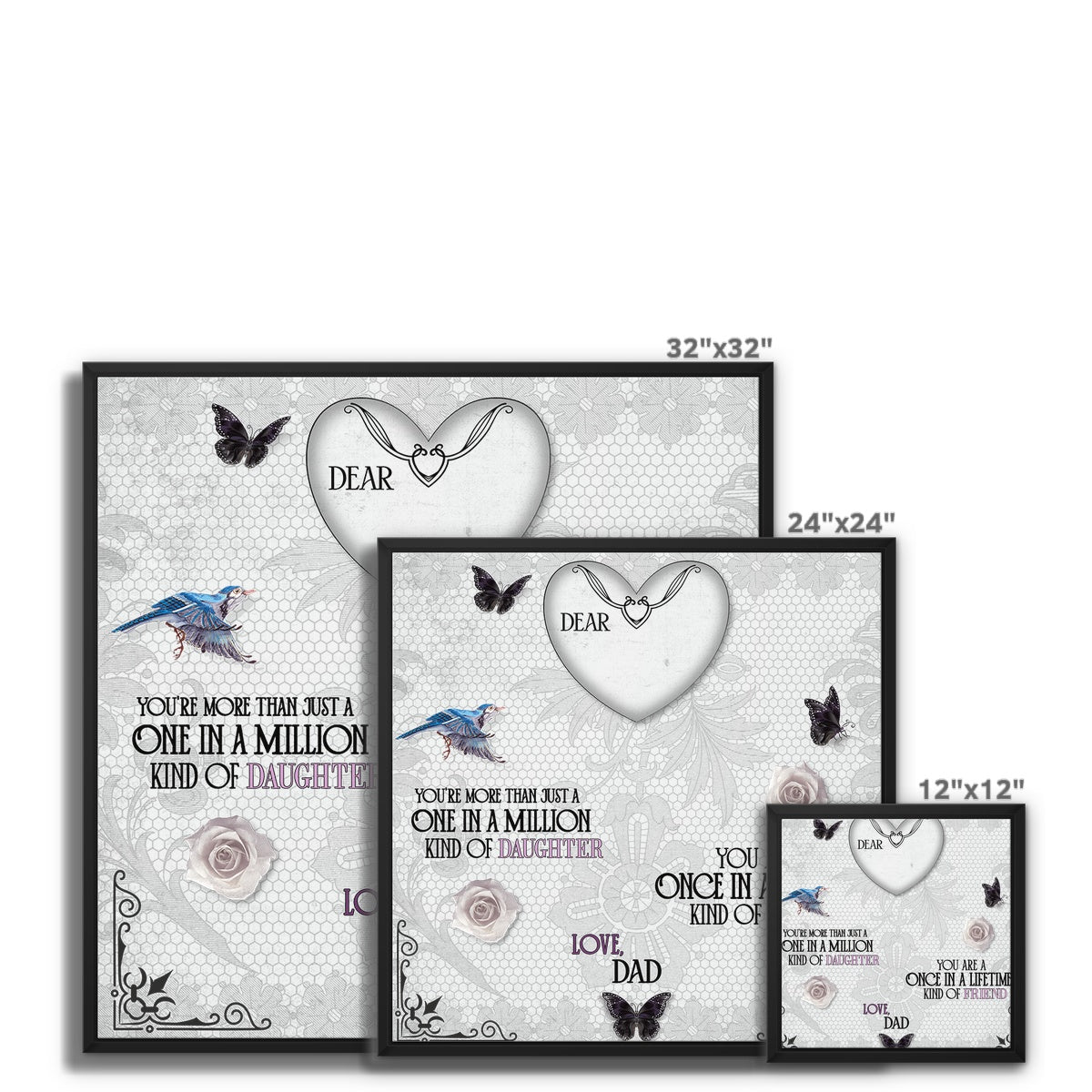 Once In A Lifetime Framed Canvas