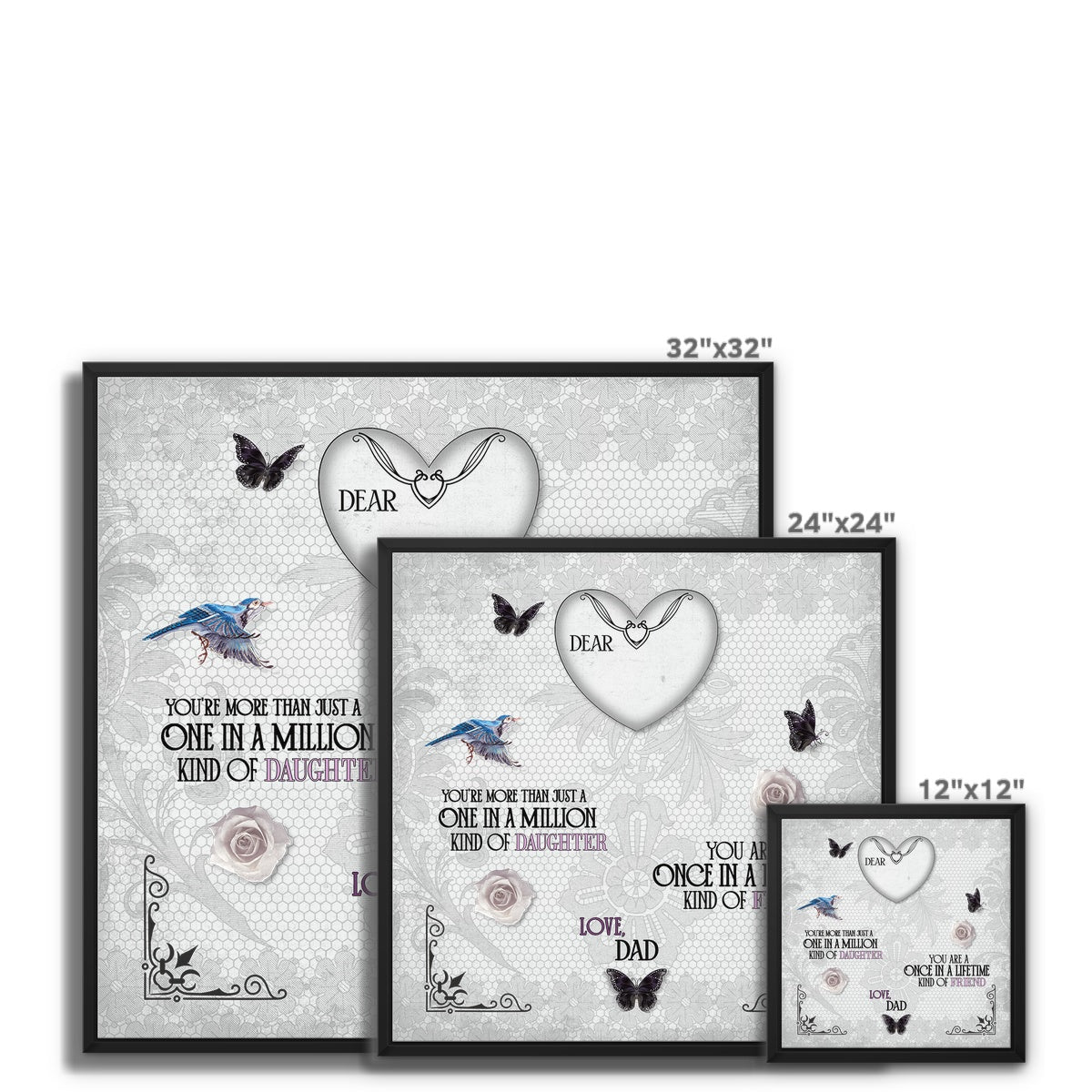 Once In A Lifetime Framed Canvas