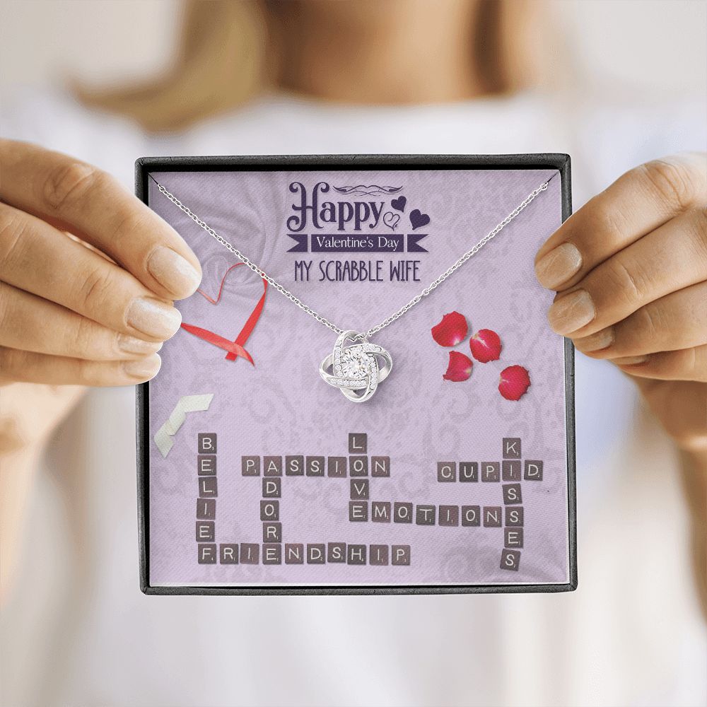 To My Wife from husband | Happy Valentine's Day | Custom Name - Love Knot