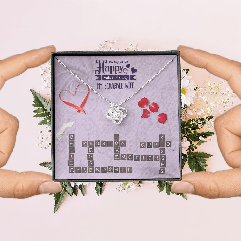 To My Wife from husband | Happy Valentine's Day | Custom Name - Love Knot