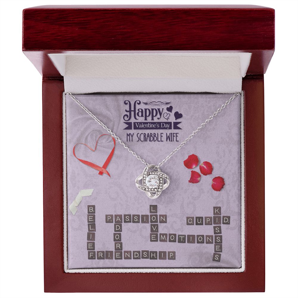 To My Wife from husband | Happy Valentine's Day | Custom Name - Love Knot