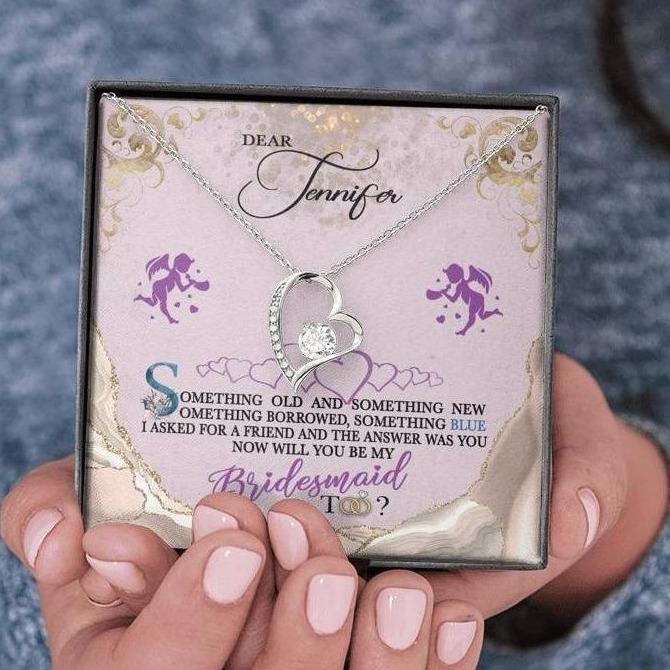 Be My Bridesmaid - Forever Love Necklace - iHeartArts