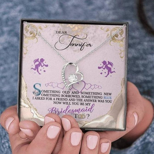 Be My Bridesmaid - Forever Love Necklace - iHeartArts