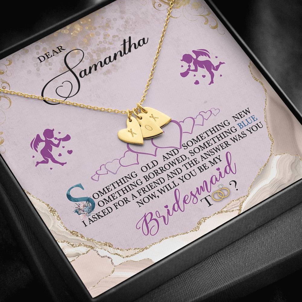 Be My Bridesmaid - Sweetest Hearts Necklace - iHeartArts