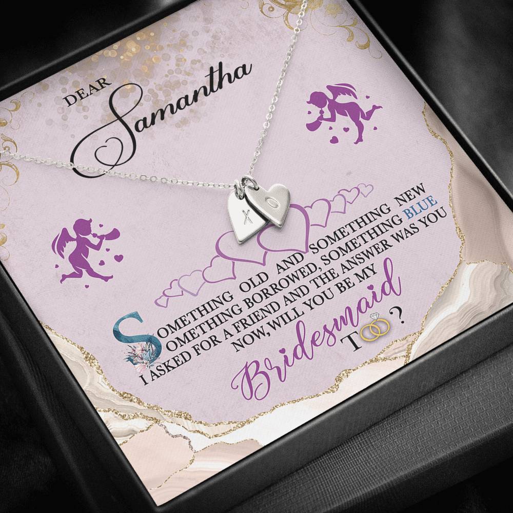 Be My Bridesmaid - Sweetest Hearts Necklace - iHeartArts