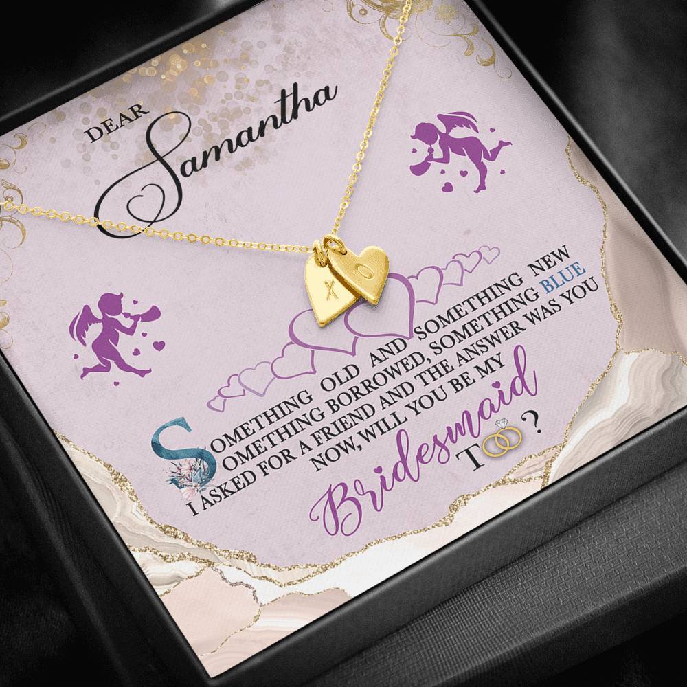 Be My Bridesmaid - Sweetest Hearts Necklace - iHeartArts