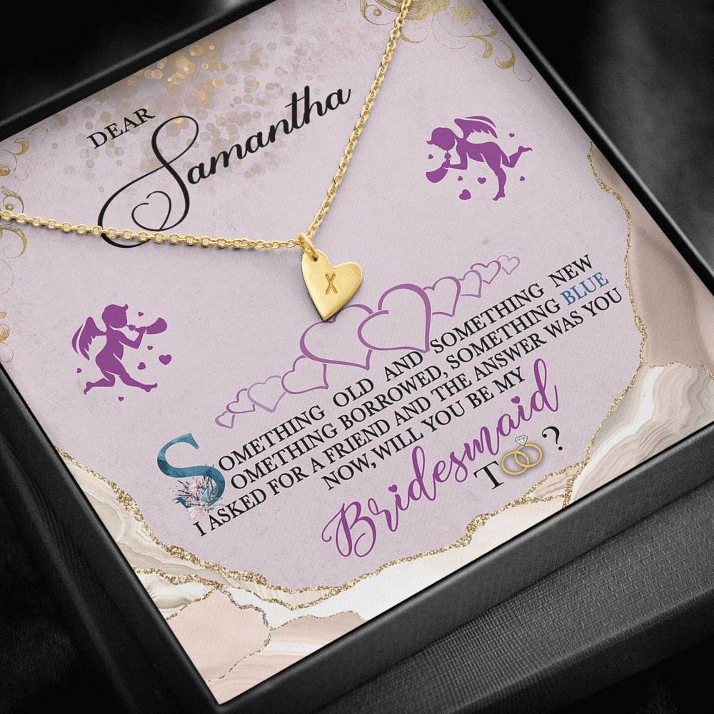 Be My Bridesmaid - Sweetest Hearts Necklace - iHeartArts