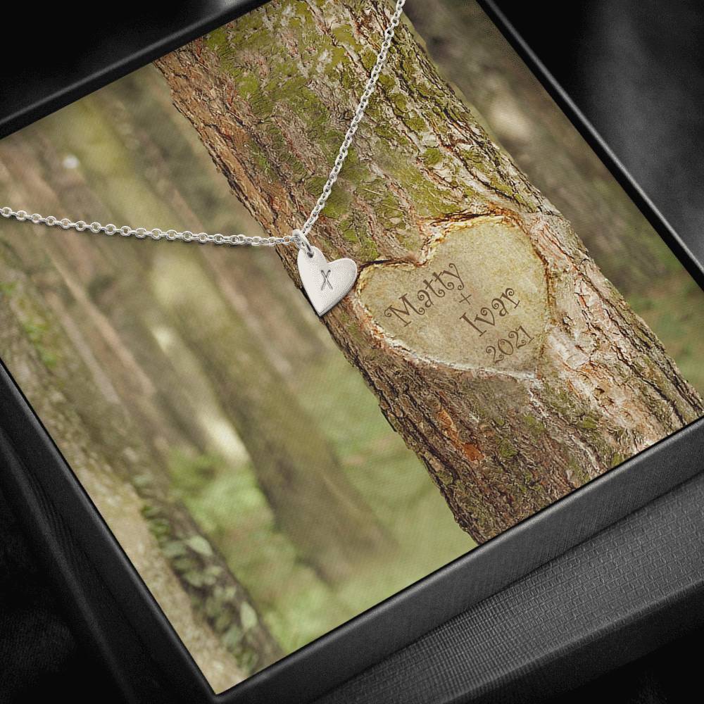 Carved Love Tree - Sweetest Hearts Necklace - iHeartArts