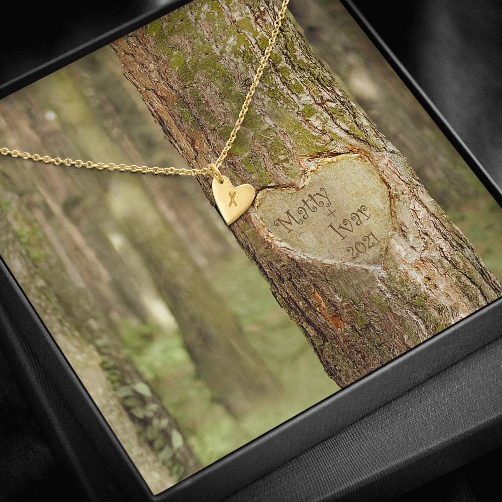 Carved Love Tree - Sweetest Hearts Necklace - iHeartArts
