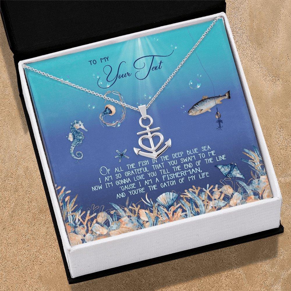 Catch Of My Life - Anchor Necklace - iHeartArts
