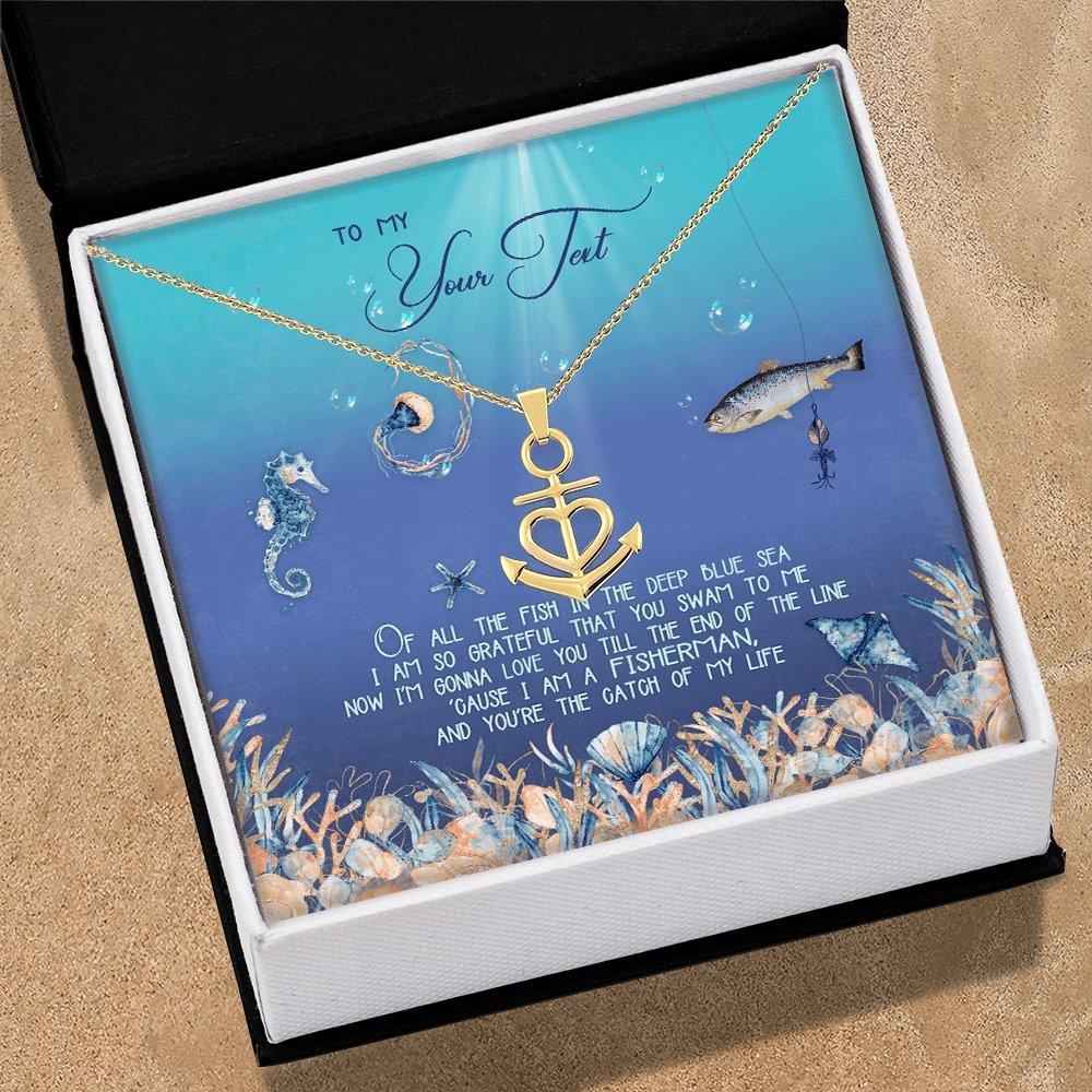 Catch Of My Life - Anchor Necklace - iHeartArts