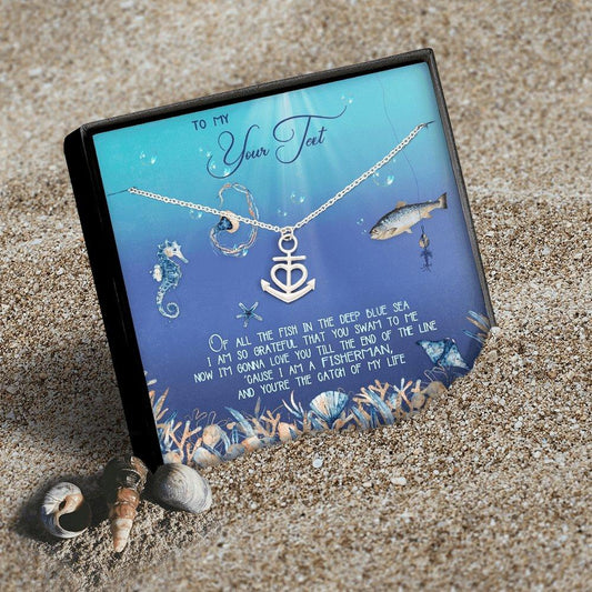 Catch Of My Life - Anchor Necklace - iHeartArts