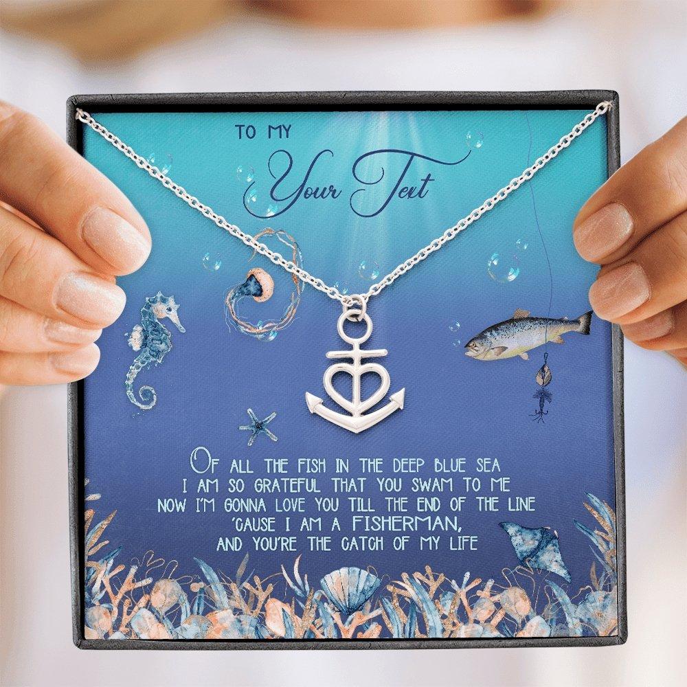 Catch Of My Life - Anchor Necklace - iHeartArts