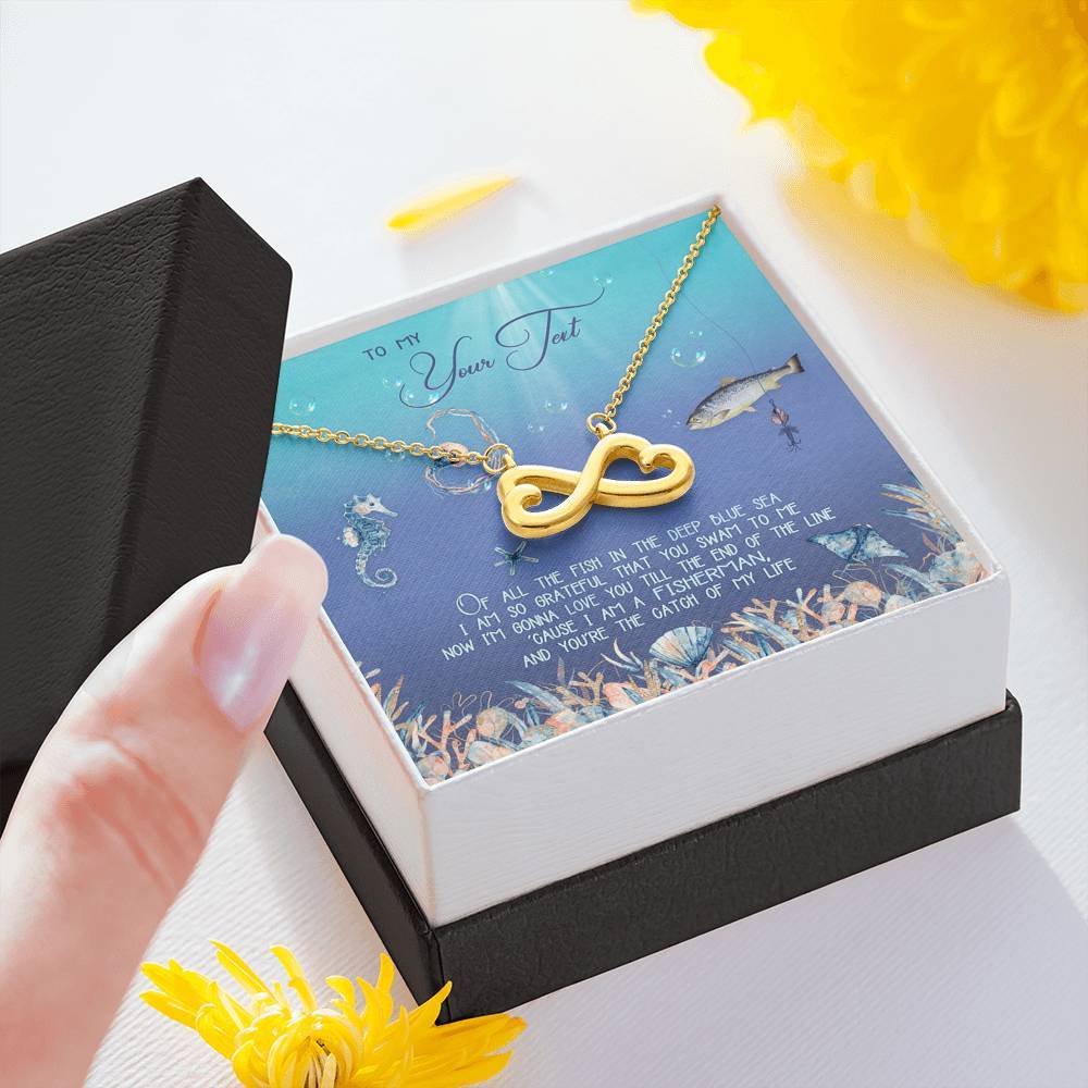 Catch Of My Life - Infinity Hearts Necklace - iHeartArts