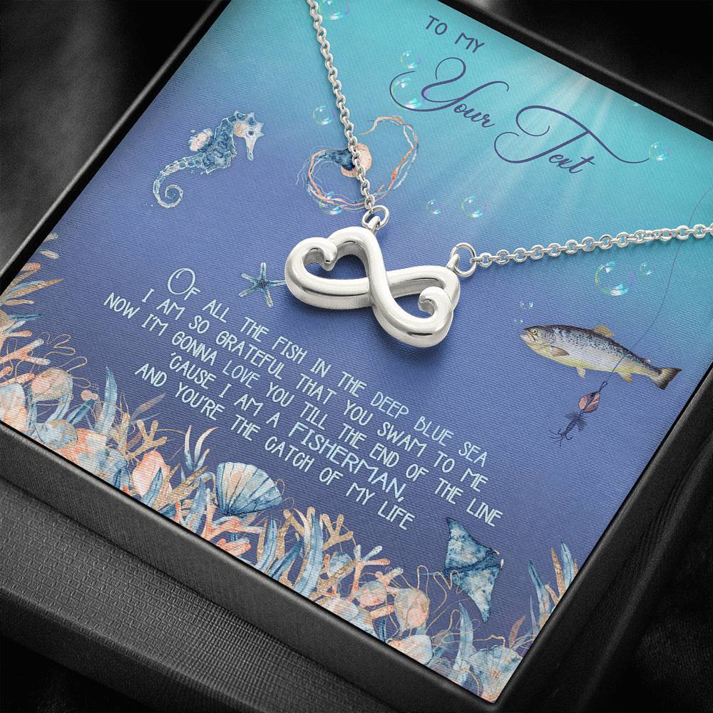 Catch Of My Life - Infinity Hearts Necklace - iHeartArts