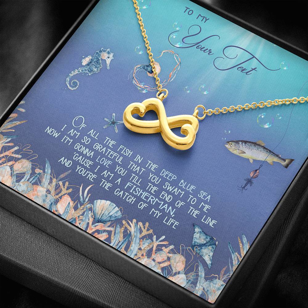 Catch Of My Life - Infinity Hearts Necklace - iHeartArts