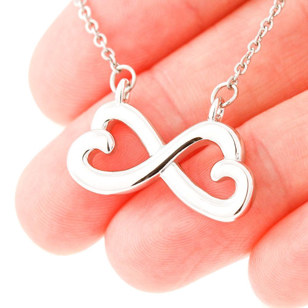 Happy Anniversary Butterflies - Infinity Necklace - iHeartArts