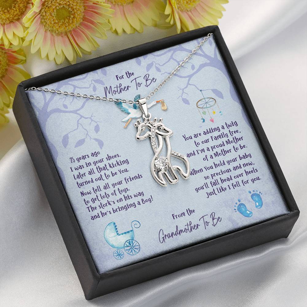 Mother To Be [From Grandmother] Graceful Love Giraffe - iHeartArts