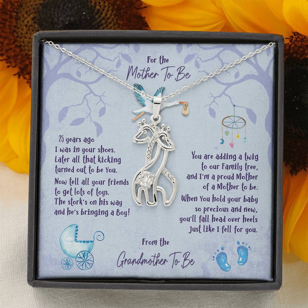 Mother To Be [From Grandmother] Graceful Love Giraffe - iHeartArts