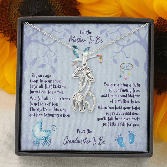 Mother To Be [From Grandmother] Graceful Love Giraffe - iHeartArts