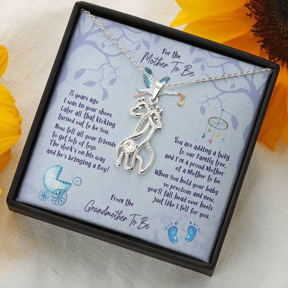 Mother To Be [From Grandmother] Graceful Love Giraffe - iHeartArts