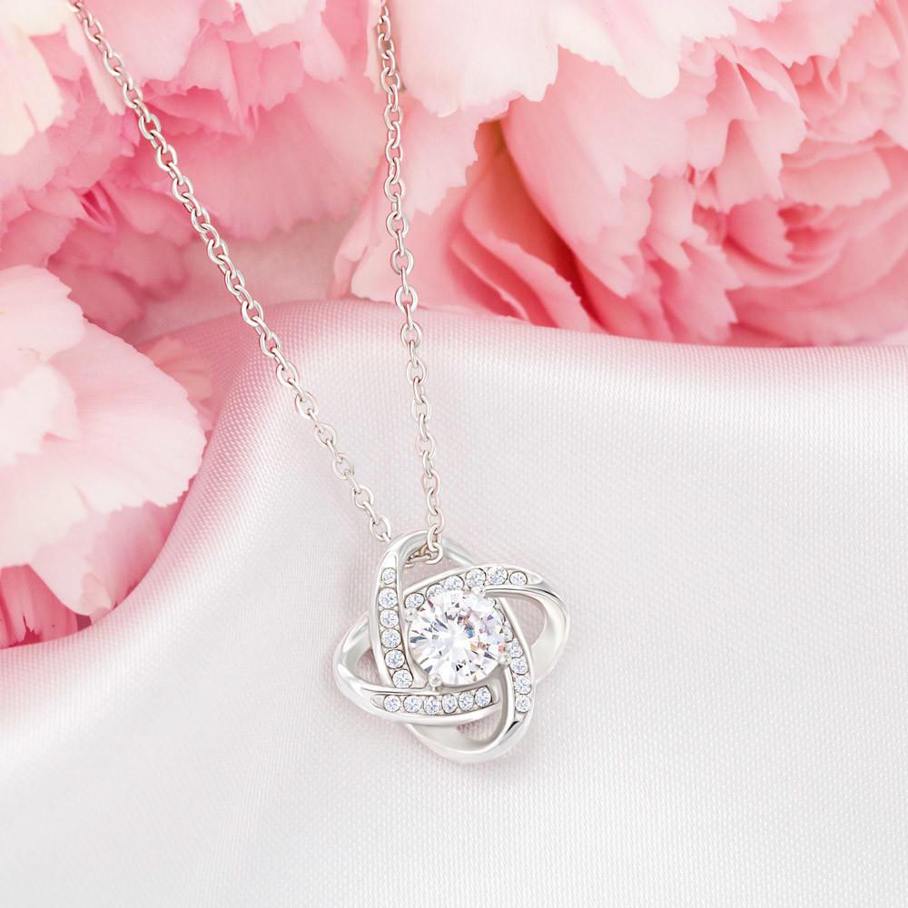 Mother To Be [From Grandmother] - Love Knot Necklace - iHeartArts