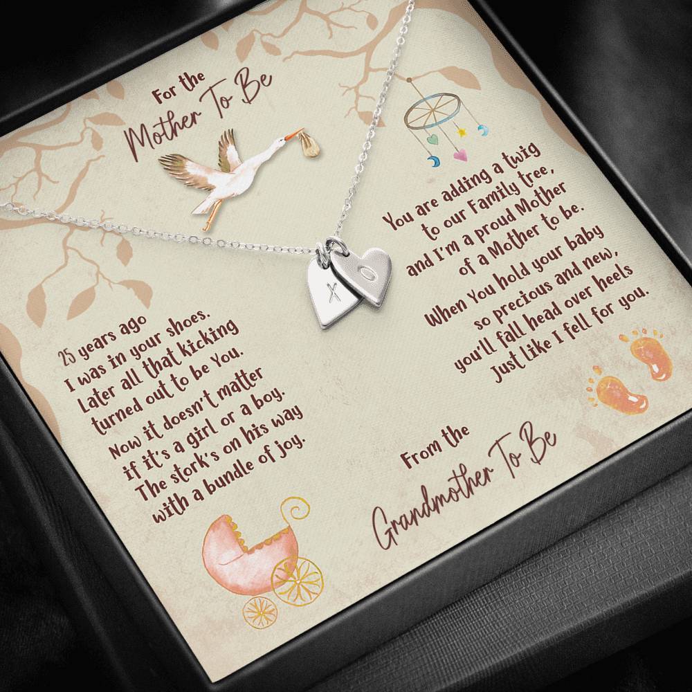 Mother To Be [From Grandmother] Sweetest Hearts Necklace - iHeartArts