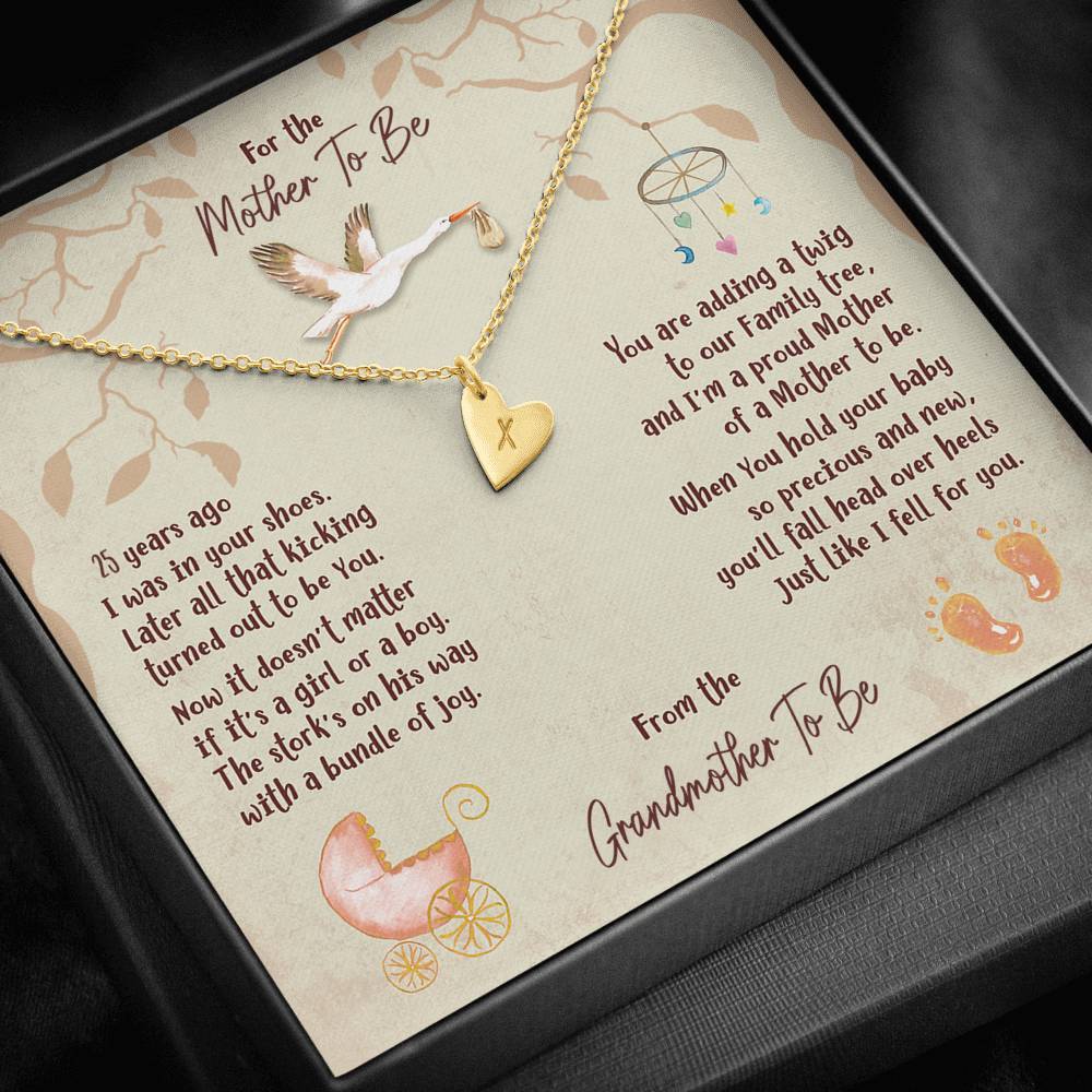 Mother To Be [From Grandmother] Sweetest Hearts Necklace - iHeartArts