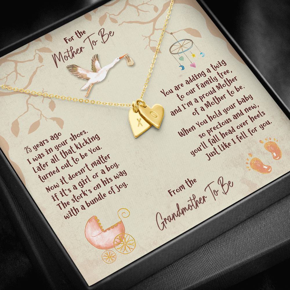 Mother To Be [From Grandmother] Sweetest Hearts Necklace - iHeartArts