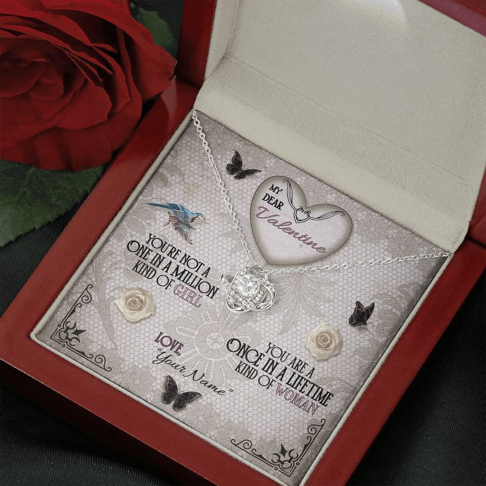 My Once In A Lifetime Woman | Love Knot Necklace - Vintage - iHeartArts