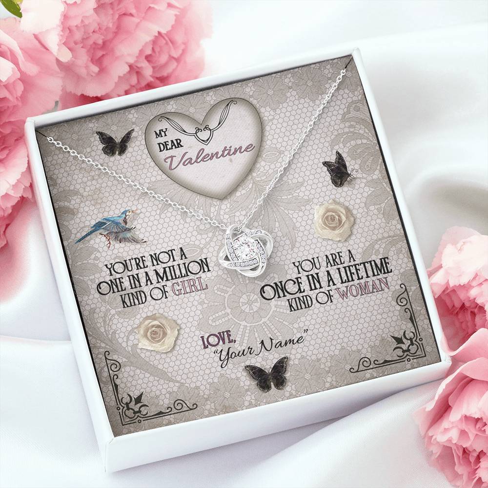 My Once In A Lifetime Woman | Love Knot Necklace - Vintage - iHeartArts