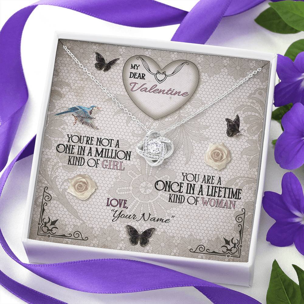 My Once In A Lifetime Woman | Love Knot Necklace - Vintage - iHeartArts