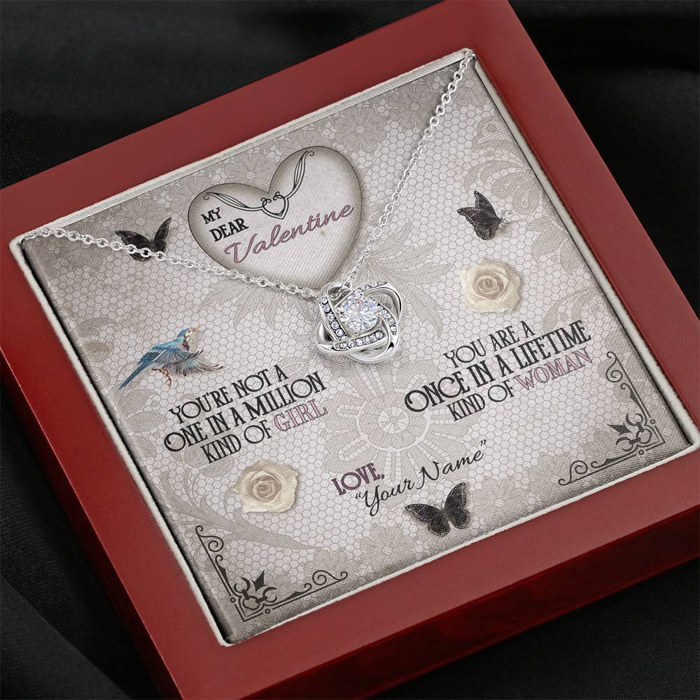 My Once In A Lifetime Woman | Love Knot Necklace - Vintage - iHeartArts