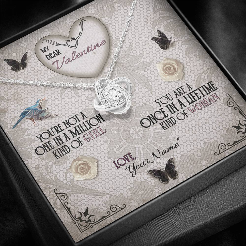 My Once In A Lifetime Woman | Love Knot Necklace - Vintage - iHeartArts