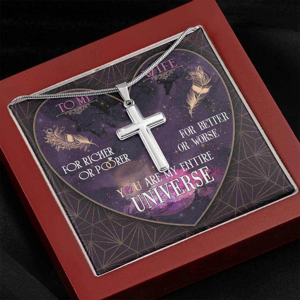 My UNIVERSE - Cross Necklace - iHeartArts