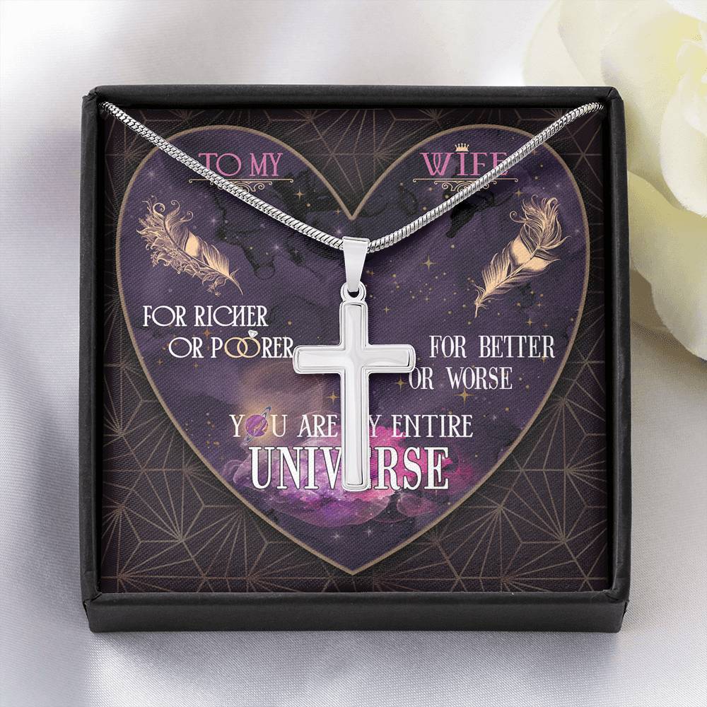 My UNIVERSE - Cross Necklace - iHeartArts