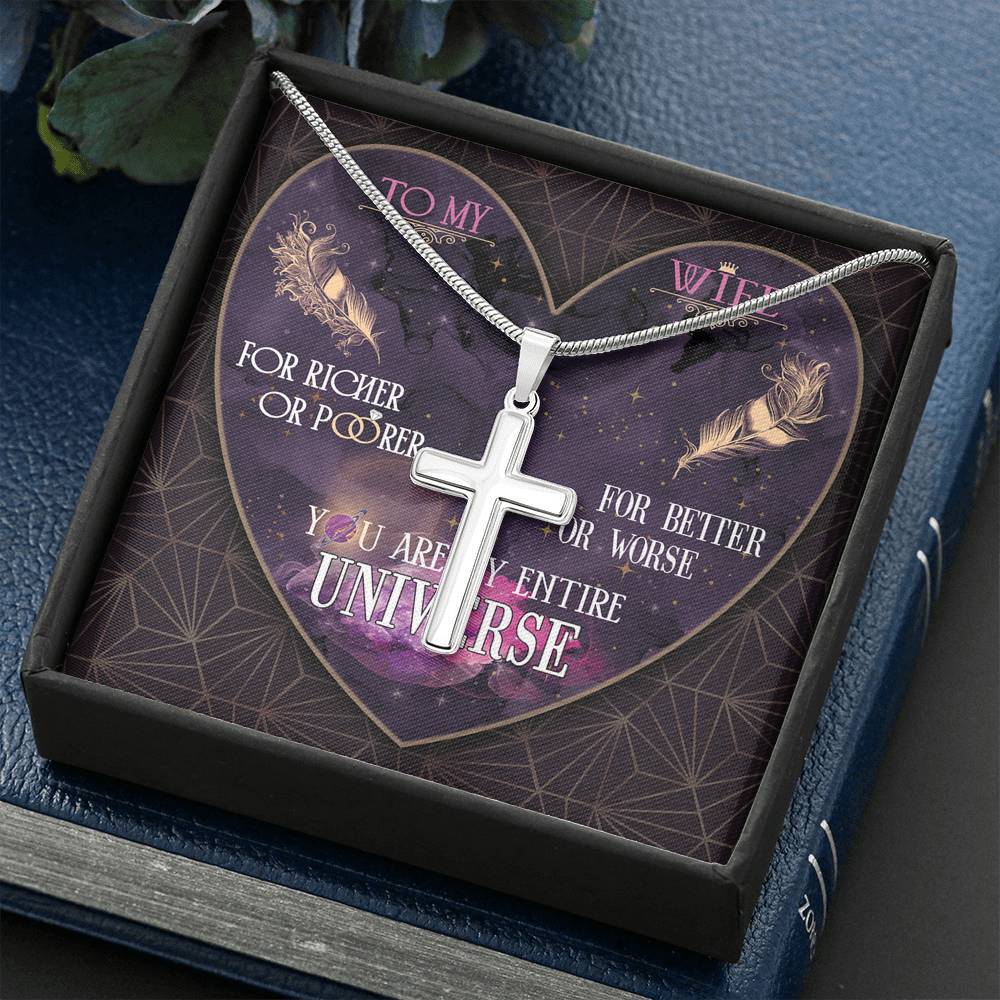 My UNIVERSE - Cross Necklace - iHeartArts