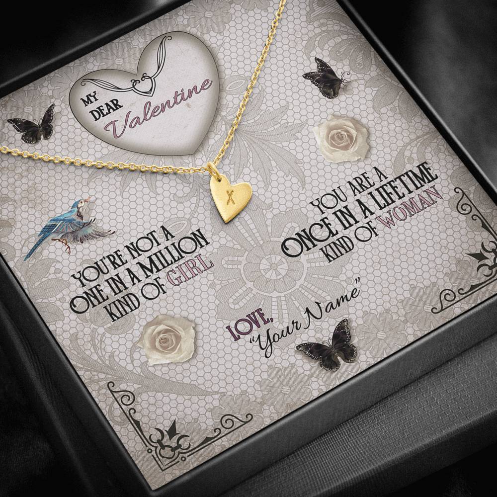 Once In A Lifetime Woman - Happy Valentine's Day Sweetest Hearts Necklace - iHeartArts